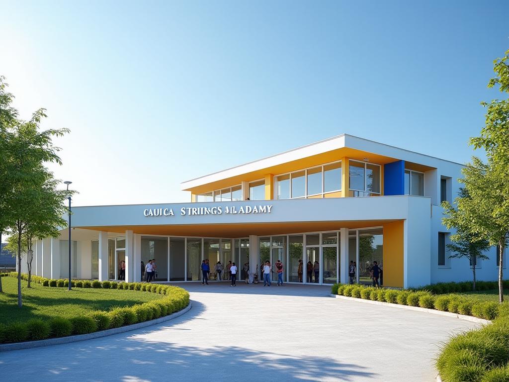 Instalaciones de CaucaStrings Academy en Cali
