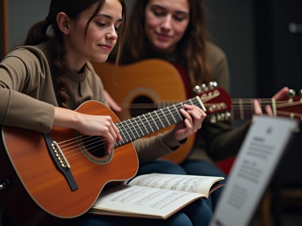 Clase personalizada de guitarra en CaucaStrings Academy